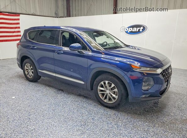 5NMS33AD4LH254432 2020 HYUNDAI SANTA Blue Front right