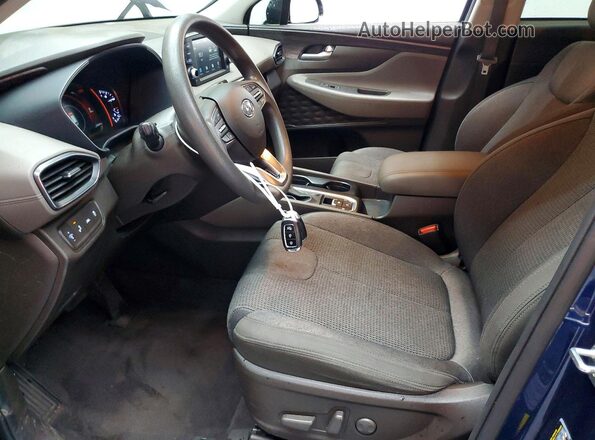 5NMS33AD4LH254432 2020 HYUNDAI SANTA Blue Front interior view