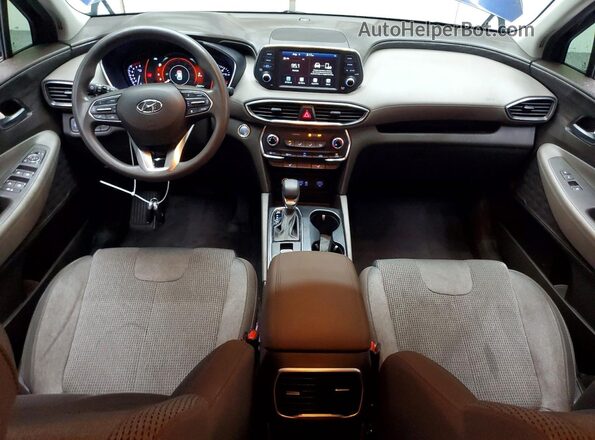5NMS33AD4LH254432 2020 HYUNDAI SANTA Blue Dashboard view