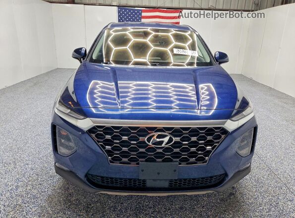 5NMS33AD4LH254432 2020 HYUNDAI SANTA Blue Front view