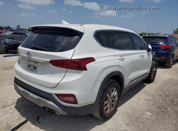5NMS33AD5KH041780 2019 HYUNDAI SANTA White უკანა მარჯვენა