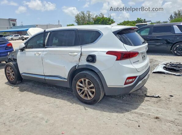 5NMS33AD5KH041780 2019 HYUNDAI SANTA White უკანა მარცხენა