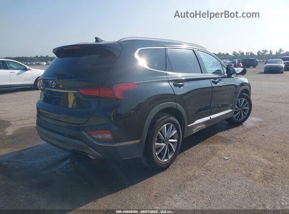 5NMS33AD5KH046011 2019 HYUNDAI SANTA FE Black უკანა მარჯვენა