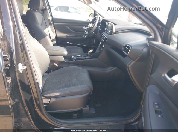 5NMS33AD5KH046011 2019 HYUNDAI SANTA FE Black წინა სალონის ხედი