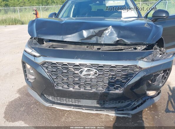 5NMS33AD5KH046011 2019 HYUNDAI SANTA FE Black წინა ხედი