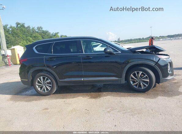 5NMS33AD5KH046011 2019 HYUNDAI SANTA FE Black უკანა სალონის ხედი