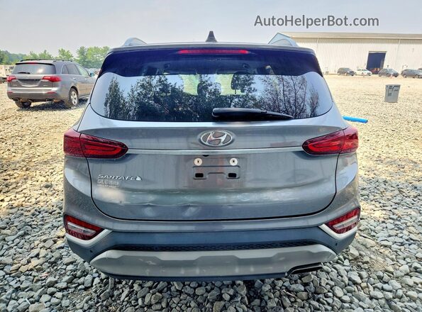 5NMS33AD5KH050463 2019 HYUNDAI SANTA Gray უკანა ხედი