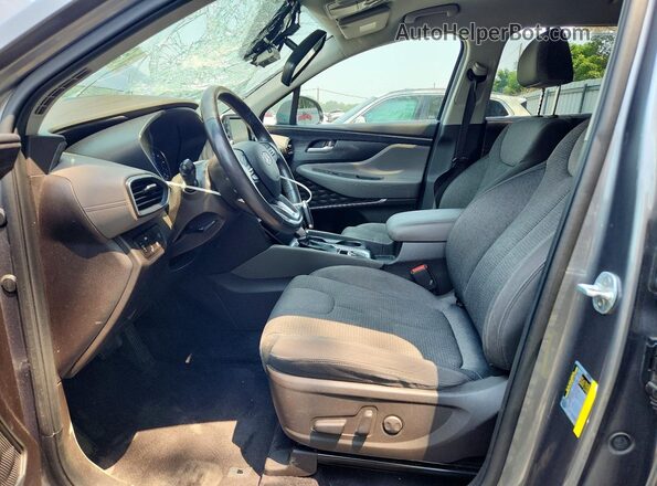 5NMS33AD5KH050463 2019 HYUNDAI SANTA Gray წინა სალონის ხედი