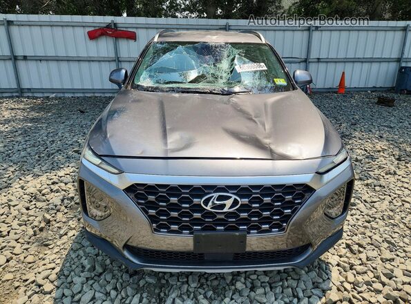 5NMS33AD5KH050463 2019 HYUNDAI SANTA Gray წინა ხედი