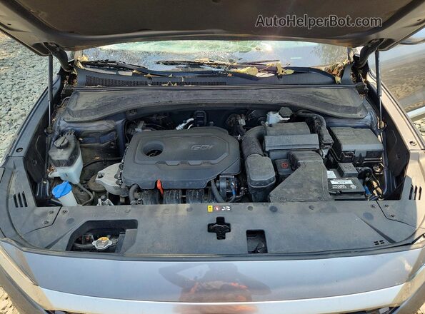 5NMS33AD5KH050463 2019 HYUNDAI SANTA Gray უკანა სალონის ხედი