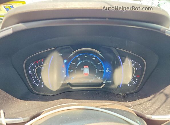 5NMS33AD5KH050463 2019 HYUNDAI SANTA Gray ხელსაწყოთა პანელის ხედი