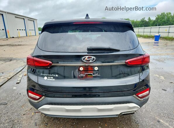 5NMS33AD5KH135562 2019 HYUNDAI SANTA Black Rear view