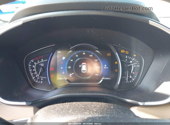5NMS33AD6KH004589 2019 HYUNDAI SANTA FE White Հետևի նստատեղերի տեսք