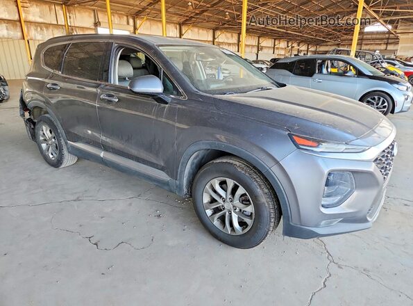 5NMS33AD6KH013390 2019 HYUNDAI SANTA Gray Передня права чверть