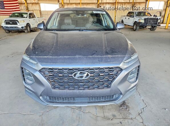 5NMS33AD6KH013390 2019 HYUNDAI SANTA Gray Вид спереду