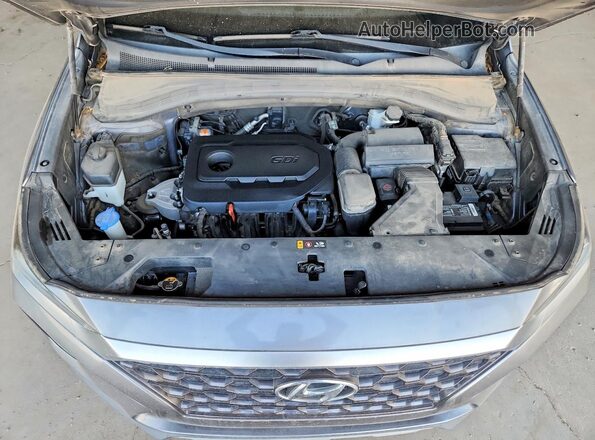 5NMS33AD6KH013390 2019 HYUNDAI SANTA Gray Вид задньої частини салону