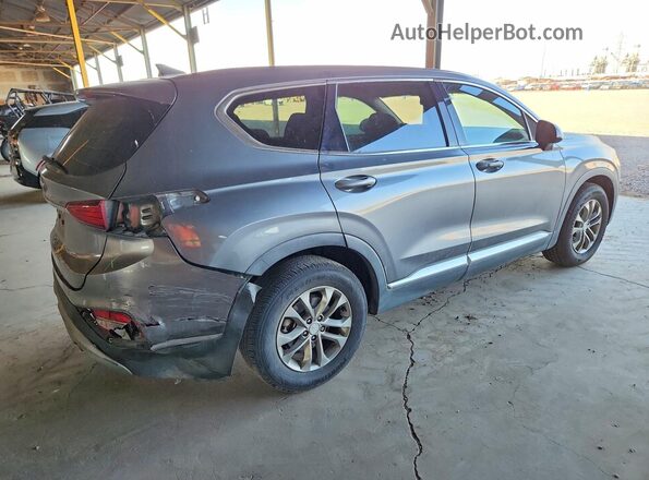 5NMS33AD6KH013390 2019 HYUNDAI SANTA Gray Задня права чверть