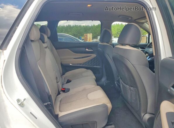 5NMS33AD6KH054747 2019 HYUNDAI SANTA Белый Вид задних сидений