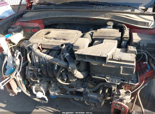 5NMS33AD6LH185050 2020 HYUNDAI SANTA FE Red Հետևի տեսք