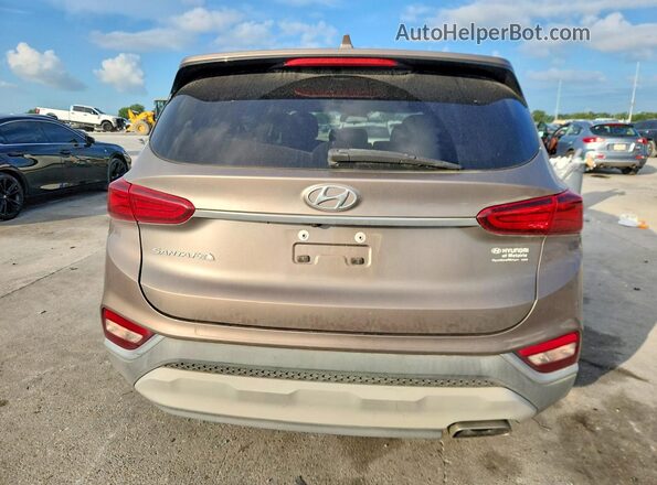 5NMS33AD6LH196176 2020 HYUNDAI SANTA Gold Вид ззаду