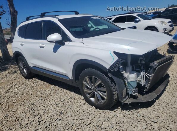 5NMS33AD6LH199286 2020 HYUNDAI SANTA White Delantero derecho