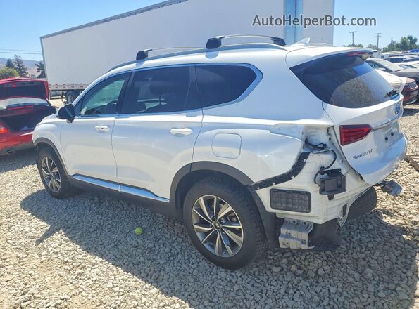 5NMS33AD6LH199286 2020 HYUNDAI SANTA White Trasero izquierdo