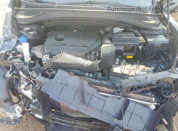 5NMS33AD7KH007047 2019 HYUNDAI SANTA Black ძრავის განყოფილების ხედი