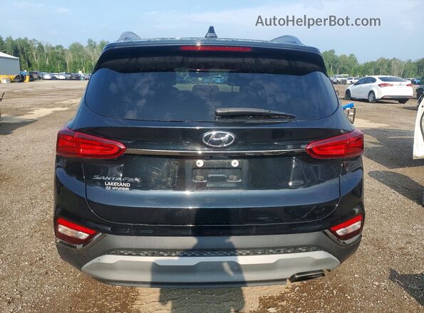 5NMS33AD7KH007047 2019 HYUNDAI SANTA Black უკანა ხედი