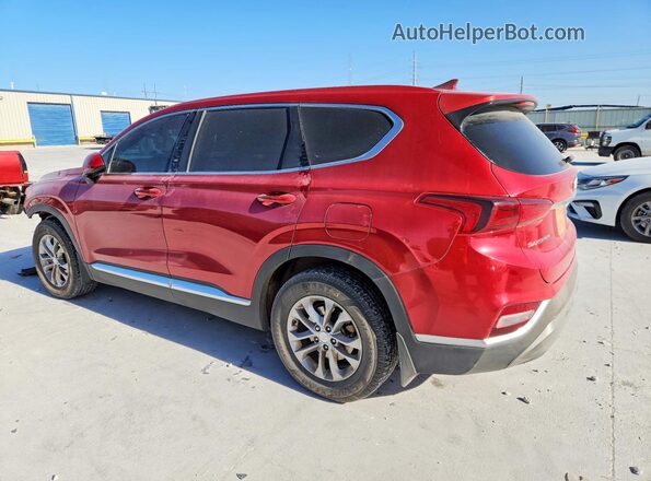 5NMS33AD7KH121176 2019 HYUNDAI SANTA Red უკანა მარცხენა