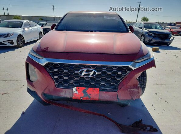 5NMS33AD7KH121176 2019 HYUNDAI SANTA Red წინა ხედი