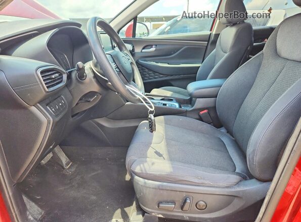5NMS33AD8KH021510 2019 HYUNDAI SANTA Red Vista interior delantera