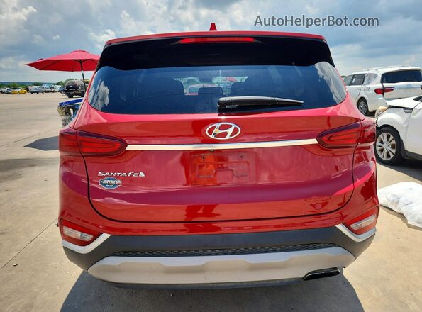 5NMS33AD8KH021510 2019 HYUNDAI SANTA Red Vista trasera