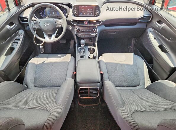 5NMS33AD8KH021510 2019 HYUNDAI SANTA Red Vista del salpicadero