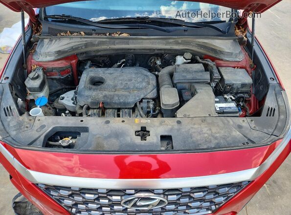 5NMS33AD8KH021510 2019 HYUNDAI SANTA Red Vista del compartimento del motor