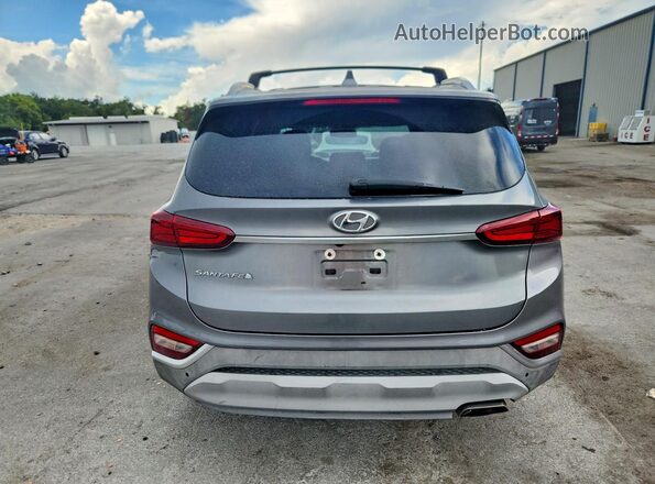 5NMS33AD8LH144080 2020 HYUNDAI SANTA Gray Հետևի տեսք