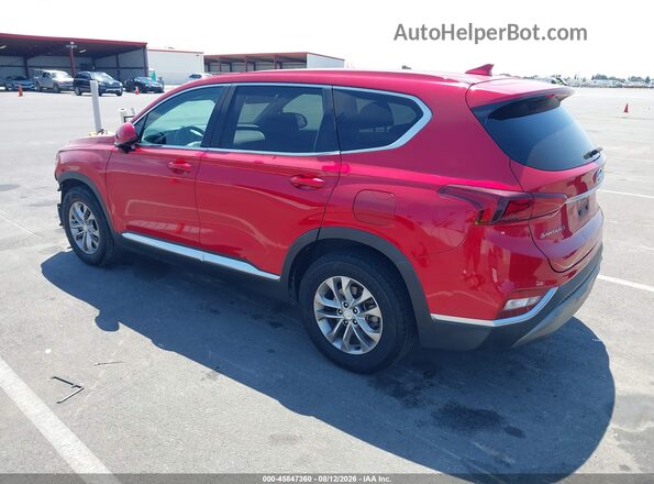 5NMS33AD8LH226844 2020 HYUNDAI SANTA FE Red Rear left