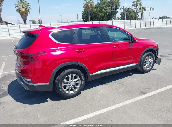 5NMS33AD8LH226844 2020 HYUNDAI SANTA FE Red Rear right