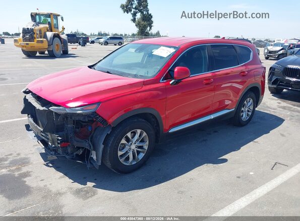 5NMS33AD8LH226844 2020 HYUNDAI SANTA FE Red Front left