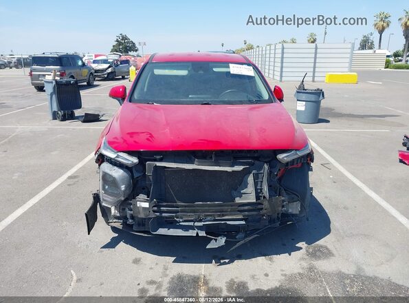 5NMS33AD8LH226844 2020 HYUNDAI SANTA FE Red Rear interior view