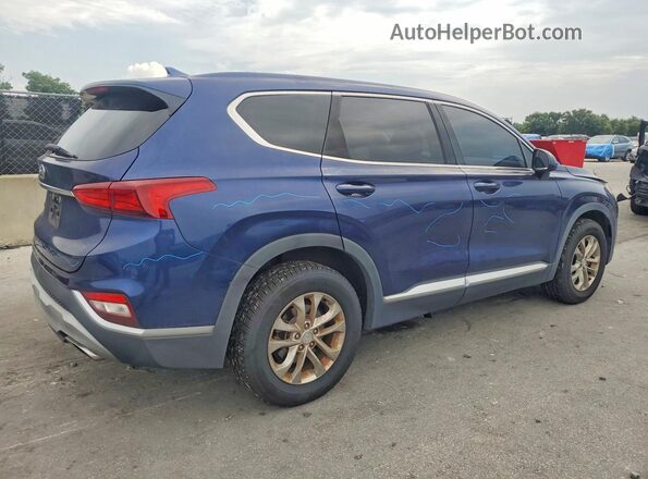 5NMS33AD9KH023864 2019 HYUNDAI SANTA Blue Tył prawy