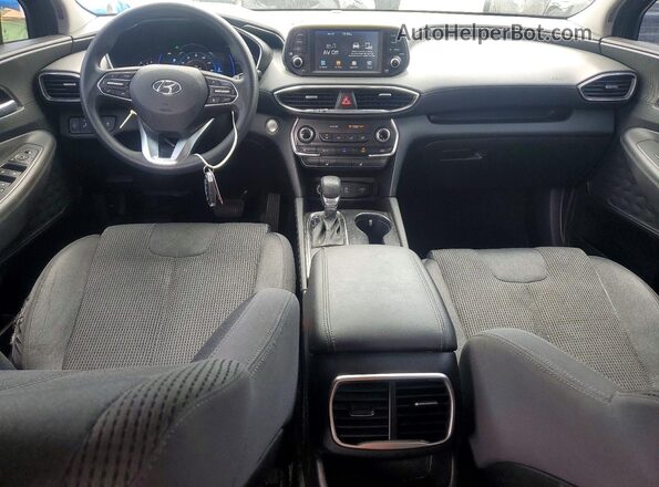 5NMS33AD9KH023864 2019 HYUNDAI SANTA Blue Widok deski rozdzielczej