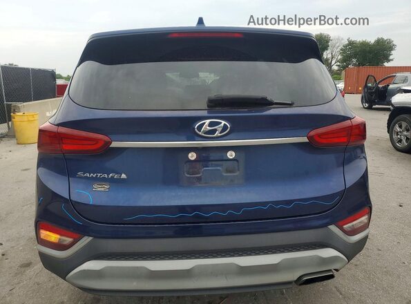 5NMS33AD9KH023864 2019 HYUNDAI SANTA Blue Widok z tyłu