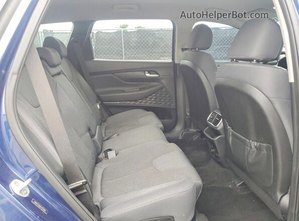 5NMS33AD9KH023864 2019 HYUNDAI SANTA Blue Widok wnętrza z tyłu