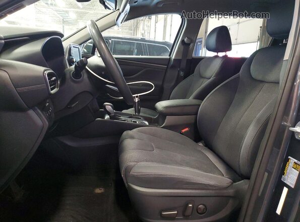 5NMS33AD9LH262462 2020 HYUNDAI SANTA Gray Widok wnętrza z przodu