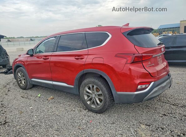 5NMS33ADXKH066657 2019 HYUNDAI SANTA Red Հետևի ձախ
