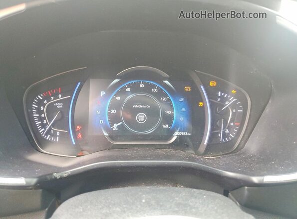 5NMS33ADXKH066657 2019 HYUNDAI SANTA Red Սարքավորումների վահանակի տեսք