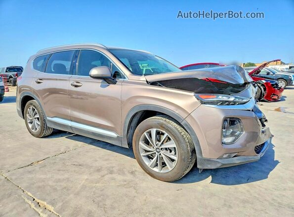 5NMS33ADXLH189182 2020 HYUNDAI SANTA Brown წინა მარჯვენა