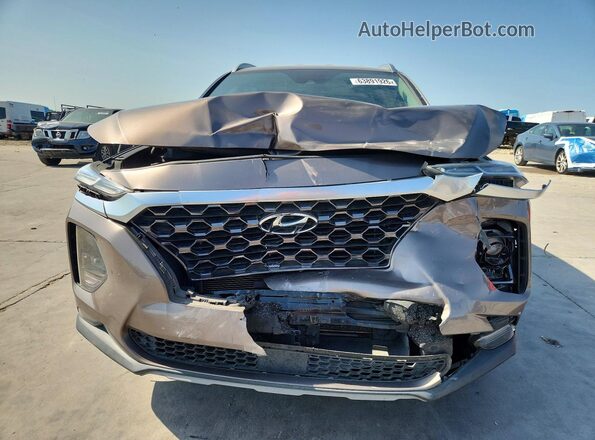 5NMS33ADXLH189182 2020 HYUNDAI SANTA Brown წინა ხედი