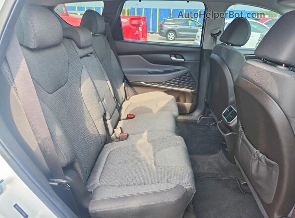 5NMS33ADXLH204456 2020 HYUNDAI SANTA White Vista de los asientos traseros