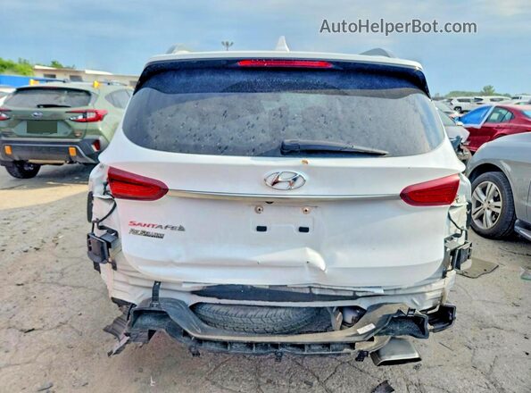 5NMS33ADXLH204456 2020 HYUNDAI SANTA White Vista trasera